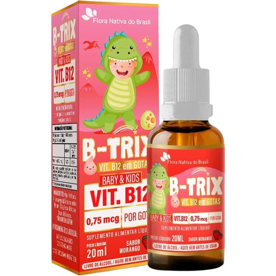 B-TRIX Vitamina B12 Kids em Gotas 20ml Flora Nativa