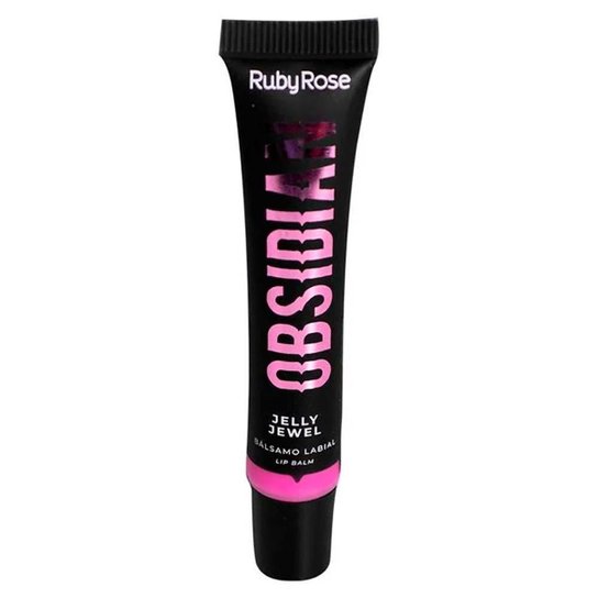 Balm Labial Ruby Rose Obsidian Jelly Jewel Rhodonite - Rosa neon