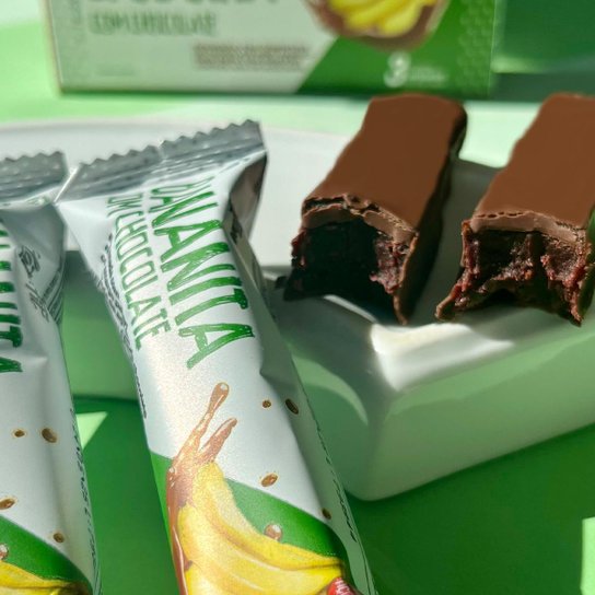 Bananinha Fit Zero Lactose Com Chocolate 300g Latam Fit