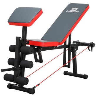 Banco Supino para Musculação 40x1 Multifuncional Ajustável Consport