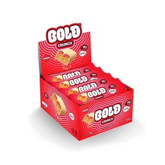 Barra De Proteína Bold Crunch Morango & Chantily - 12 Unid.