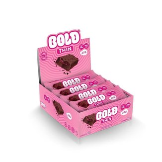 Barra de Proteína BOLD Snacks Thin Trufa de Morango (12g de Proteína) - Caixa com 12 unidades