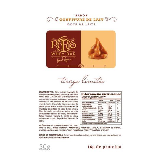 Barra de Proteína Premium Display C/ 12 Uni - Che f Whey