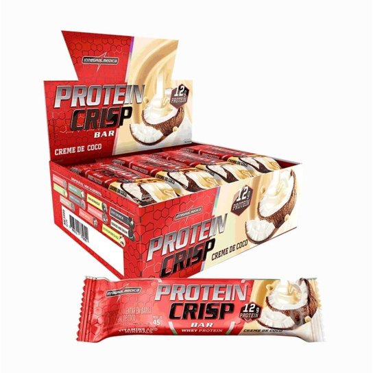 Barra de Proteína Protein Crisp Bar - caixa com 12 unidades