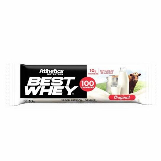 Barra Proteica Best Whey 1 Barra 30g Original Atlhetica Nutrition