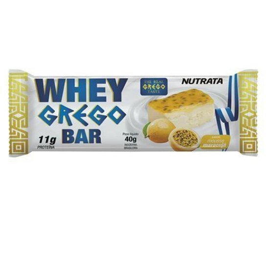 Barra Whey Grego Bar Nutrata - 12 Unids 40g