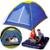 Barraca Camping 3 pessoas Mor Iglu Life e Colchão casal Inflável - Azul