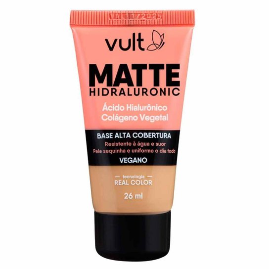 Base Líquida Alta Cobertura Vult - Matte Hidraluronic V270