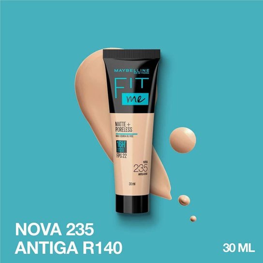 Base Líquida Maybelline Fit Me Matte FPS22 235