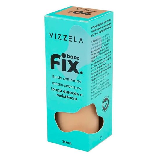 Base Líquida Vizzela - Soft Matte Fix 04