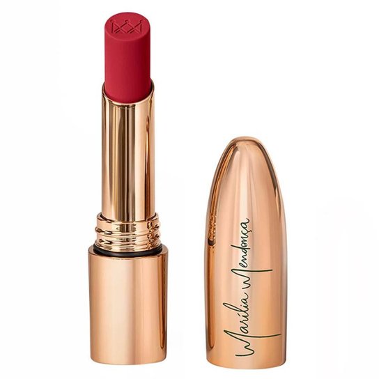 Batom Labial Marília Mendonça by Océane Velvet Lipstick Red Star