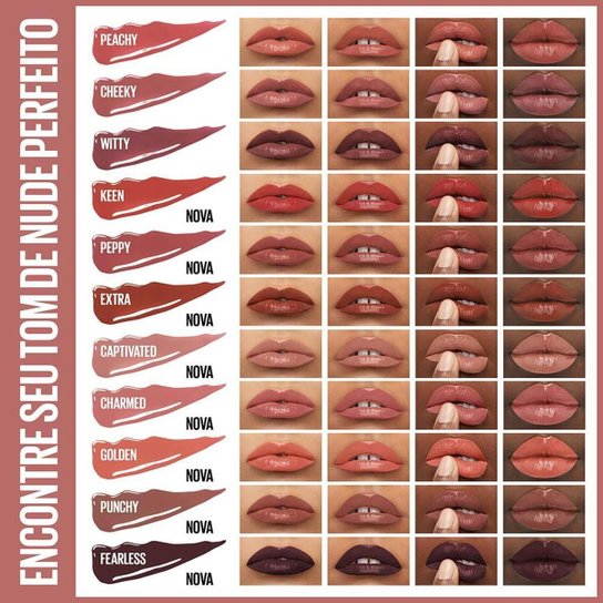 Batom Labial Maybelline SuperStay Vinyl Ink Punchy