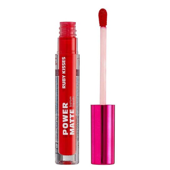 Batom Líquido Ruby Kisses Power Matte Oh My Red
