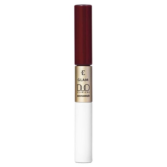 Batom Multifuncinal Eudora Glam Duo Clinical Vermelho Imprescindível