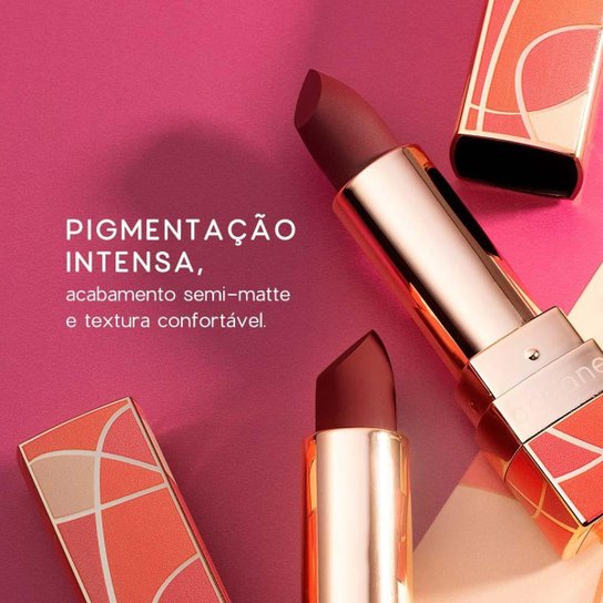 Batom Semi-Matte Océane Capri Lipstick Godness - Vinho