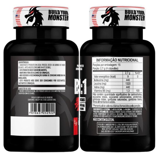 BCAA 311 Snake Dragon 60 Cápsulas – Aminoácidos Essenciais