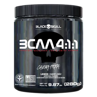 Bcaa 4:1:1 - Aminoácidos - 280G - Black Skull