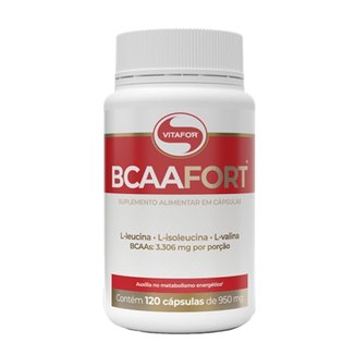 BCAA Fort 120 Caps - Vitafor