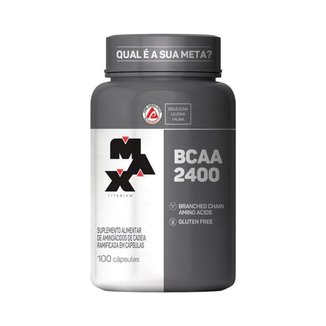 Bcaa Max Titanium - Bcaa 2400mg 100 Cápsulas - Recuperação dos Músculos