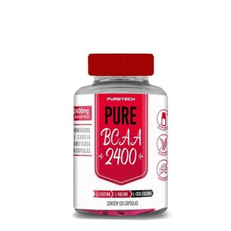 Bcaa Pure 2400 120 Cáps   Puretech