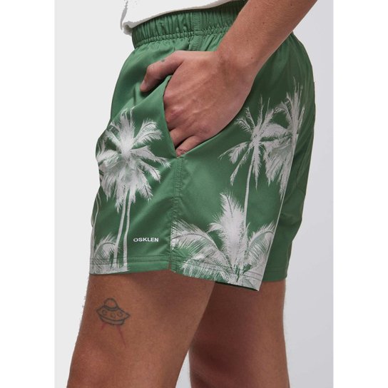 Beach short aquaone coqueiro lines OSKLEN
