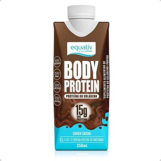 Bebida Body Protein 100% Isolado 1 Unidade 250ml Equaliv