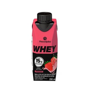 Bebida Láctea UHT com 15g de Proteína Piracanjuba ProForce 15g Morango Zero Lactose 250ml