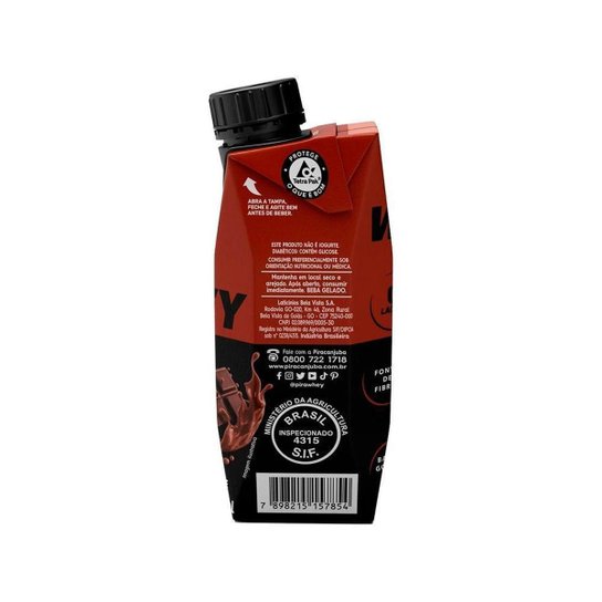 Bebida Láctea UHT com 15g de Proteína Piracanjuba ProForce 15g Zero Lactose 250ml