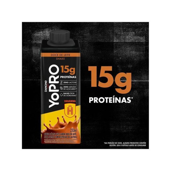 Bebida Láctea UHT com 15g de Proteínas Danone YoPRO 250ml