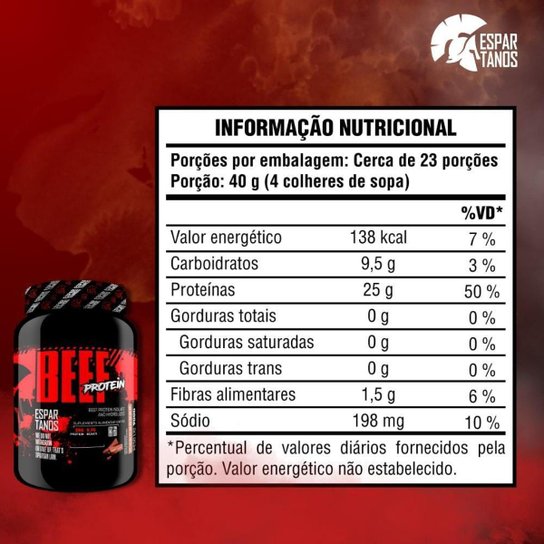 Beef Protein Isolate Hidrolized 900g Espartanos