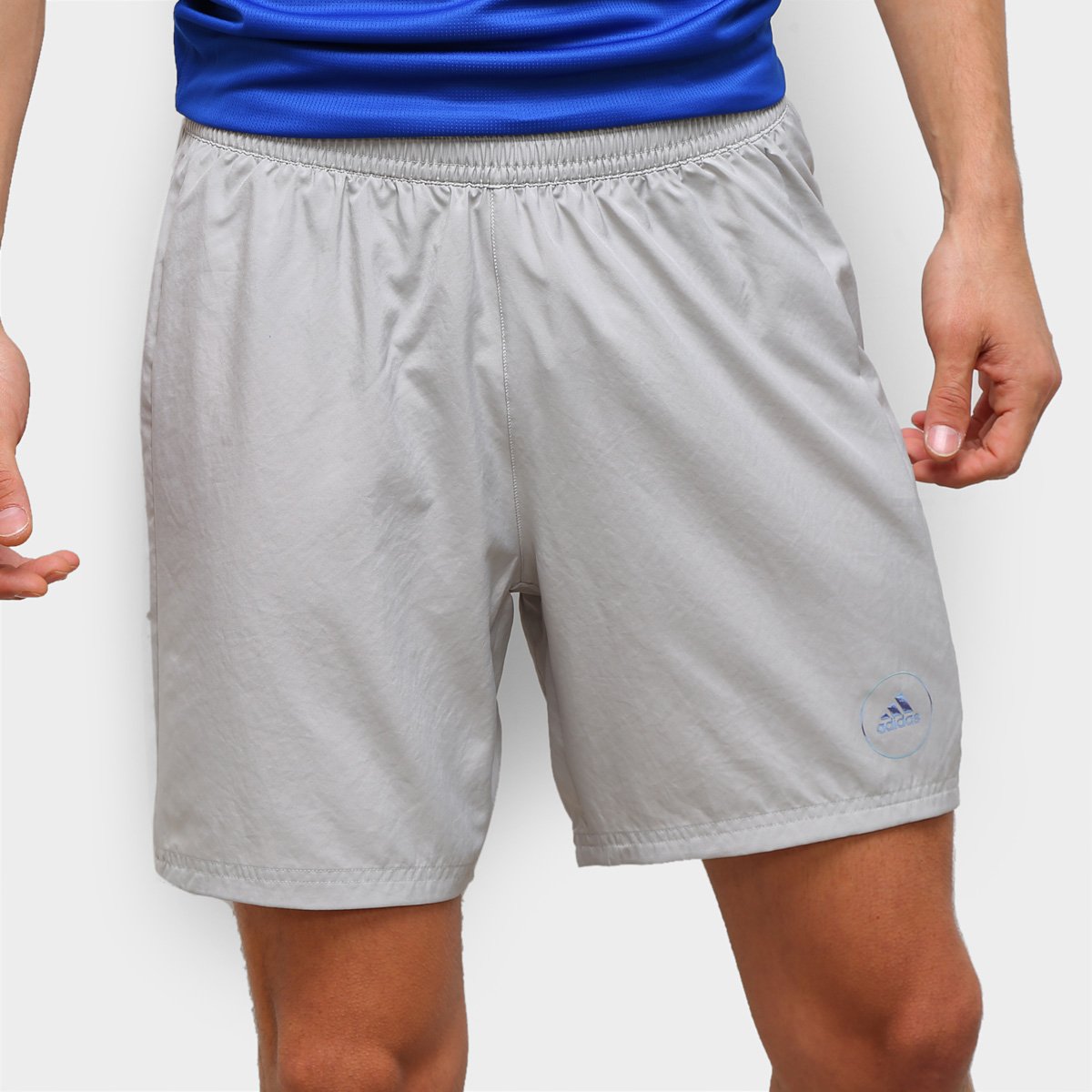 bermuda cinza adidas