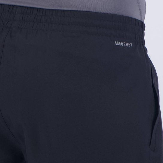 Bermuda Adidas Run It Preta e Cinza