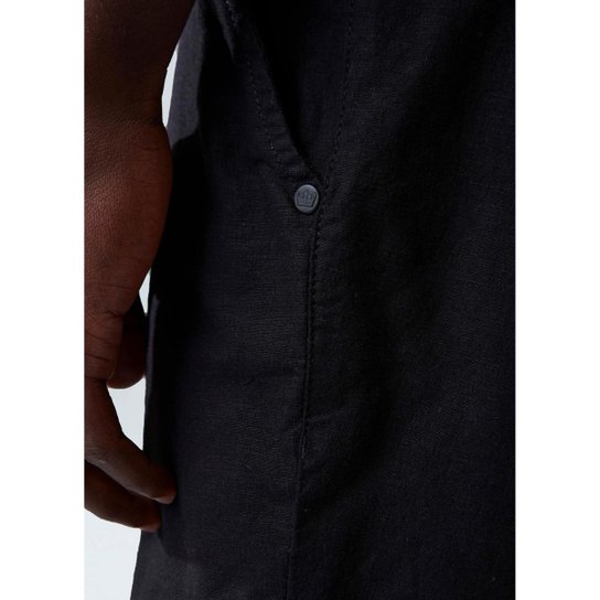 Bermuda alfaiataria basic linen
