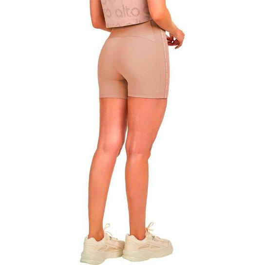 Bermuda Alto Giro Elástico Personalizado Feminina