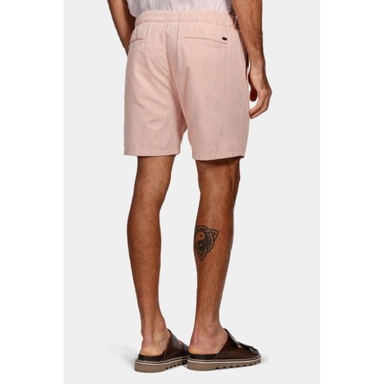 Bermuda Aramis Com Elástico Color Laranja Ferrugem