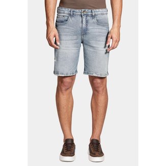 Bermuda Aramis Jeans Blue Médio Lavada Azul Médio