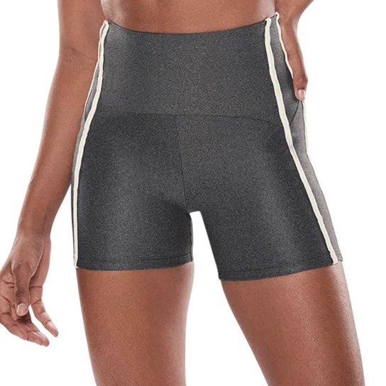 Bermuda Body For Sure Hobby Feminina - Cinza M