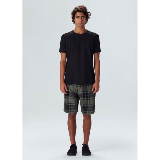 Bermuda Cargo Osklen Flannel Chess Masculina