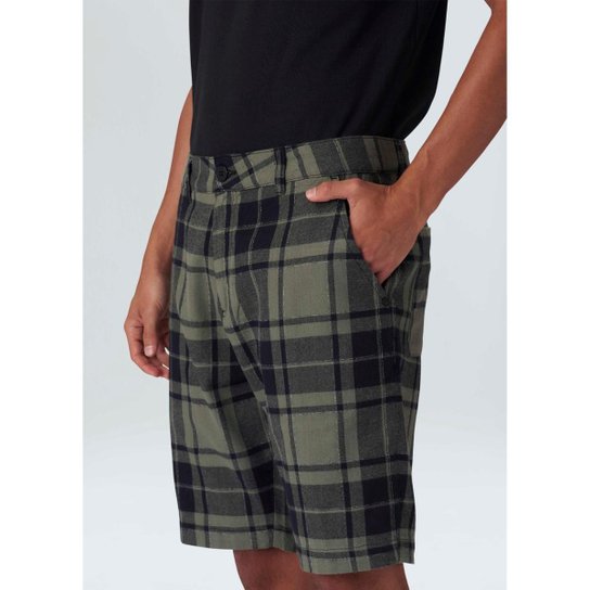 Bermuda Cargo Osklen Flannel Chess Masculina