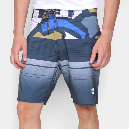 Bermuda D'Água Hang Loose Puzzle Masculina Preto Allianz Parque Shop