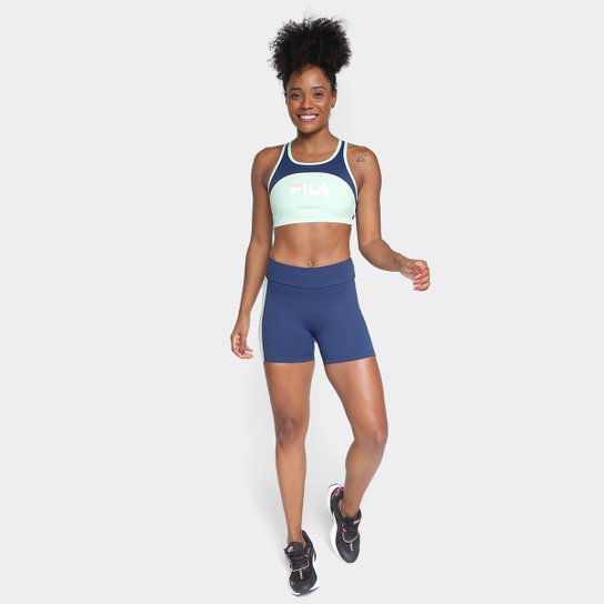 Bermuda Fila Letter Fit Feminina