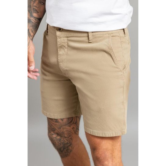 Bermuda Get Fashion Casual Sport Fino em Sarja Masculina