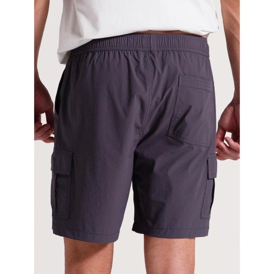 Bermuda Hang Loose Elástico Importada Mess Original Darkgrey