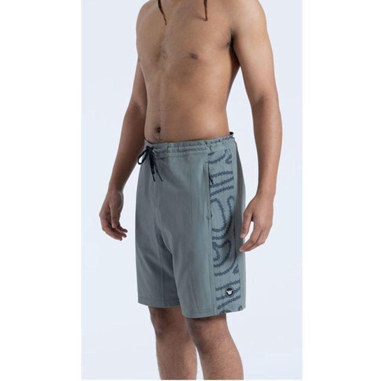 Bermuda Hang Loose Hibrida Original Swell 19 polegadas Verde