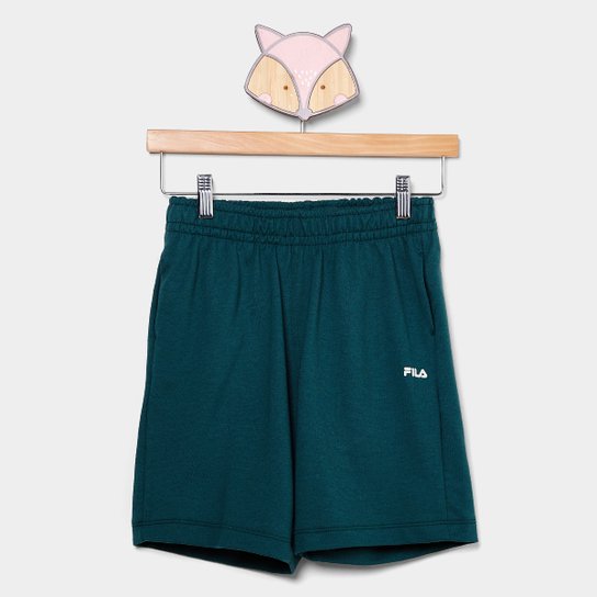 Bermuda Infantil Fila Regular Letter Light Menino
