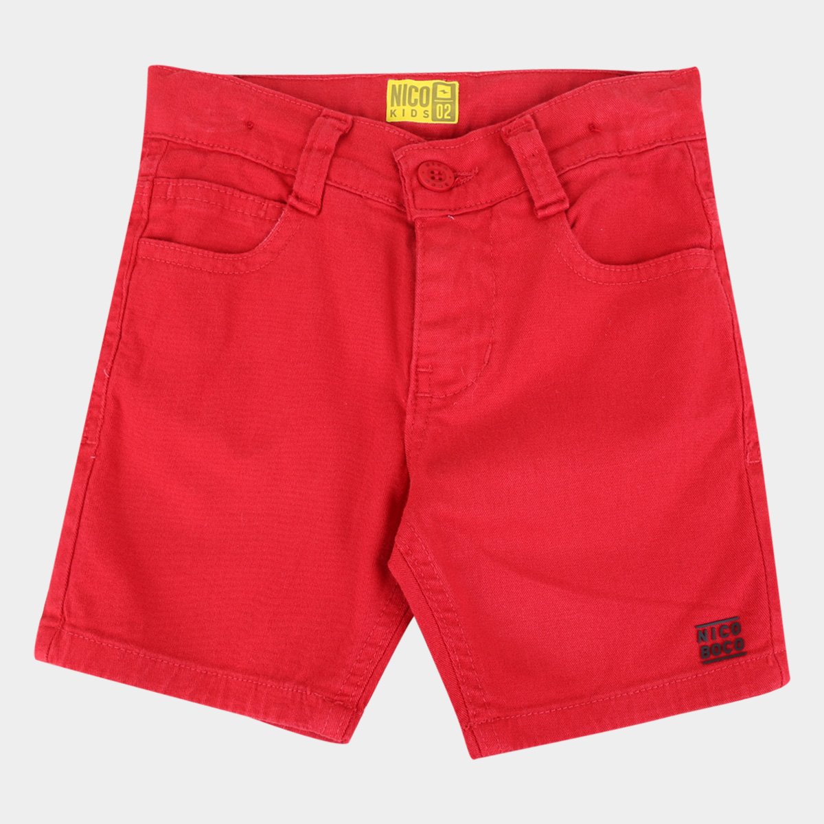 Short vermelho infantil masculino clearance