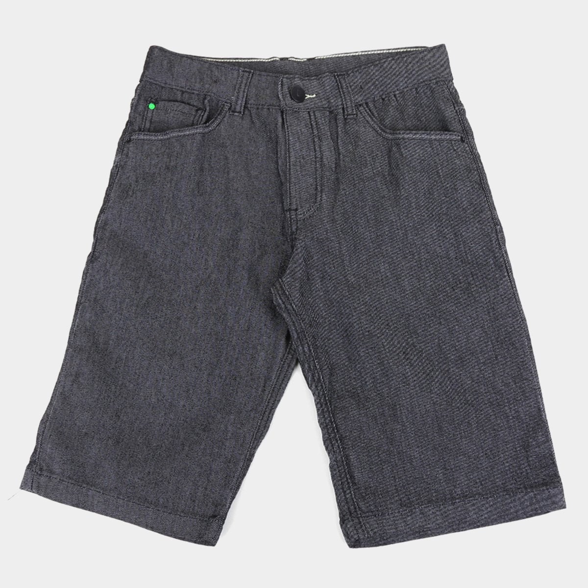 Bermuda Jeans Infantil Hd Lisa Masculina Preto Allianz Parque Shop
