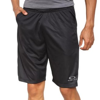 Bermuda Masculina Oakley Breathe Knit Preta FOA40124802E Preto
