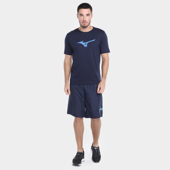 Bermuda Mizuno Run Bird Masculina