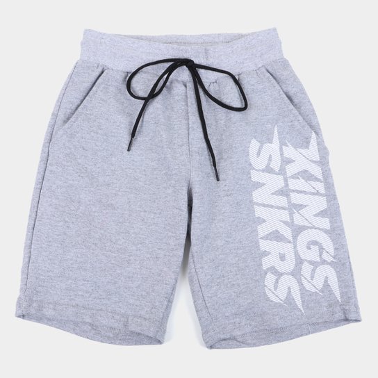 Kings Sneakers Moletom Kings Infantil Bermuda Moletom Juvenil